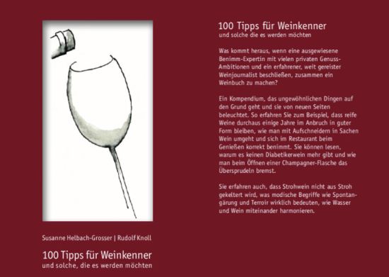 100 Tipps für Weinkenner und solche die es werden wollen