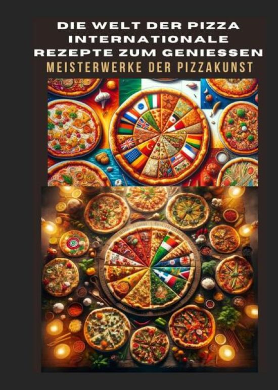 DIE WELT DER PIZZA: INTERNATIONALE REZEPTE ZUM GENIESSEN: Meisterwerke der Pizzakunst: Das ultimative Kochbuch für traditionelle und kreative Pizzarezepte – von klassisch bis glutenfrei und vegan