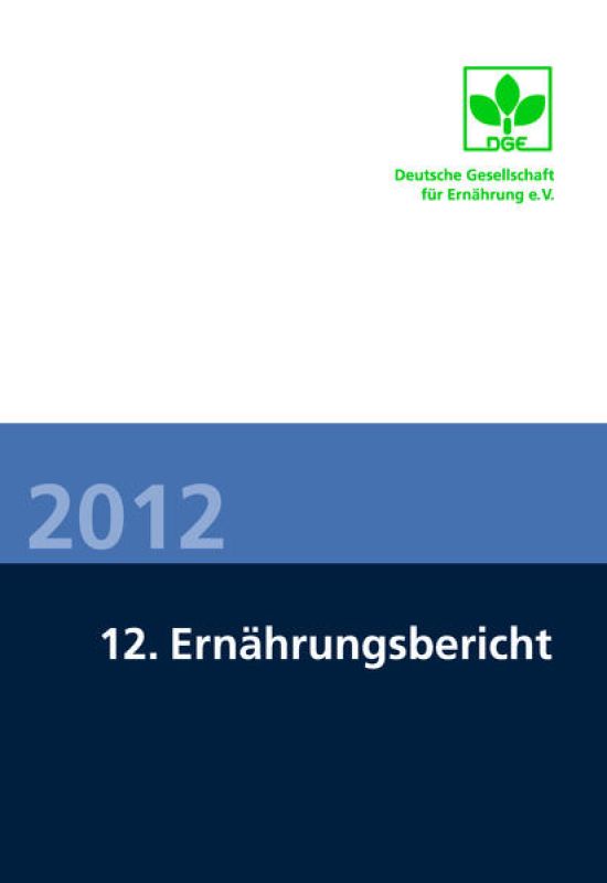 Ernährungsbericht 2012