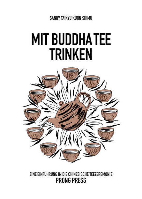 Mit Buddha Tee trinken