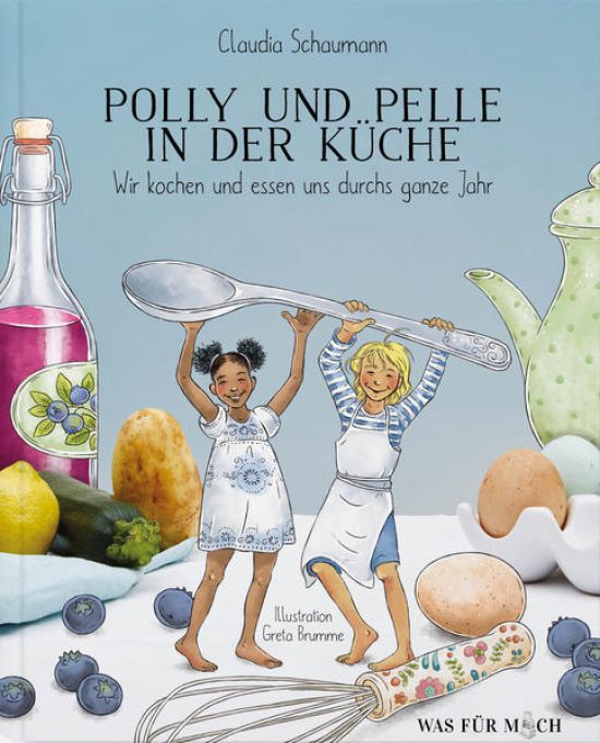 Polly und Pelle in der Küche
