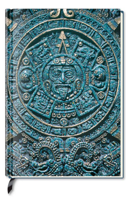 Premium Book Aztec Calendar - Notizbuch - liniert - (12 x 17)