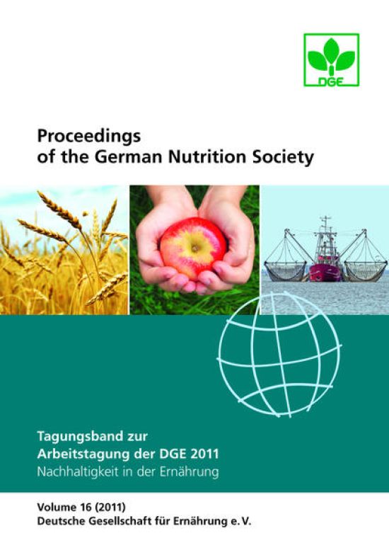 Proceeding of the German Nutrition Society - Volume 16 (2011)