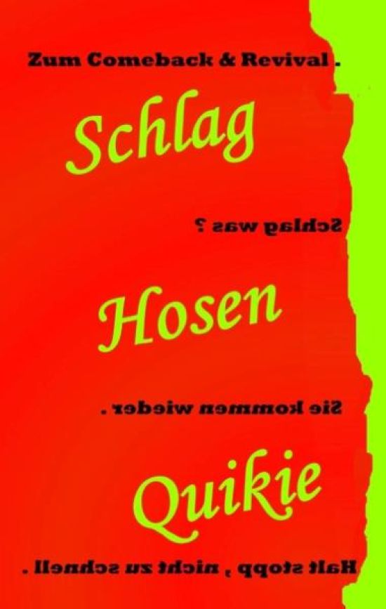Schlaghosen - Quikie Hardcover