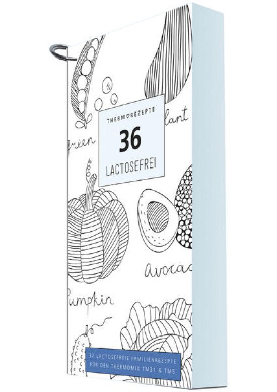 THERMOREZEPTE: 36 lactosefreie Rezepte für den Thermomix im praktischen Fächersystem I individuelles persönliches Kochbuch: Rezeptkarten einzeln entnehmbar u. mit unseren anderen Rezeptfächern kombini