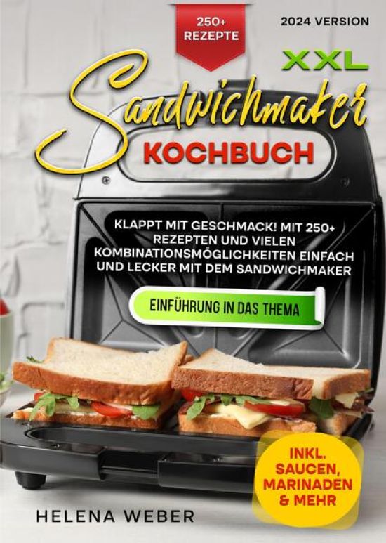 XXL Sandwichmaker Kochbuch