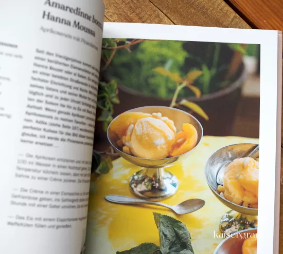 Der Duft von Zimt und Zedern Libanon Kochbuch Rezept Aprikoseneis
