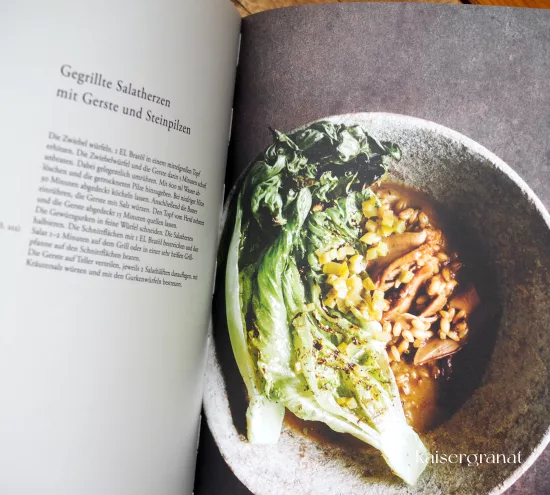 Krautkopf Blog Kochbuch Erde Salz und Glut Rezept gebratene Salatherzen