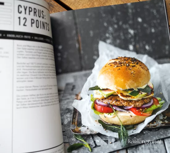 Kochbuch Die Burger Formel Rezept mediterraner Burger