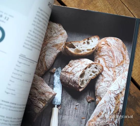 Gutes Brot das Kochbuch von Daniel Leader Rezept fuer Ciabatta