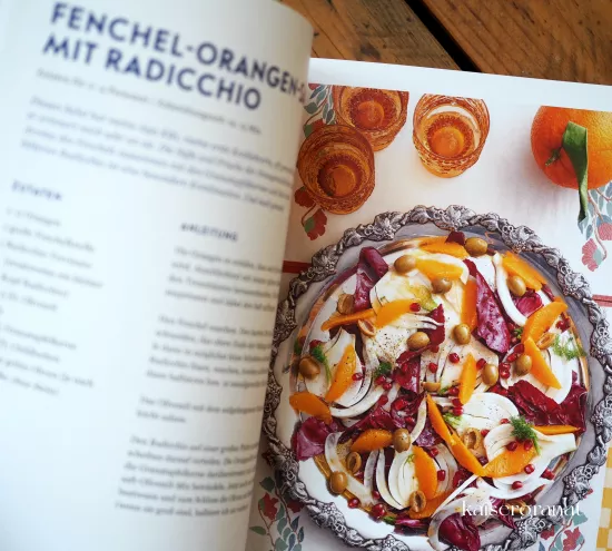 Ein Hoch auf das Leben das Kochbuch von Vicky Leandros Rezept fuer Fenchel Orangen Salat