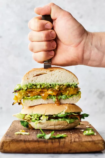 Jamie Oliver's Bhaji-Burger
