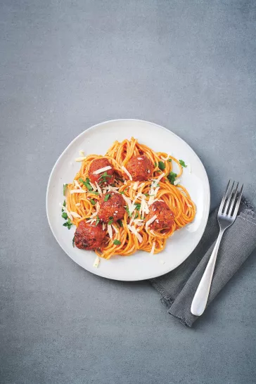 Spaghetti mit Meatballs